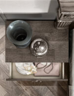 High Gloss Lacquer Nabucco Night Bedroom Set Silver Birch p12159 By ESF Furniture - Image 5