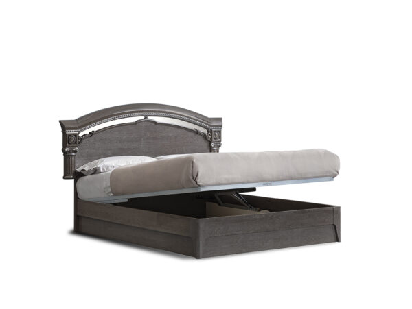 High Gloss Lacquer Nabucco Night Bedroom Set Silver Birch p12159 By ESF Furniture - Image 9