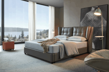 Shiny 1806 Bed with storage p11017 By ESF Furniture