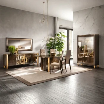 High Gloss Lacquer Essenza Dining Set by Arredoclassic Italy