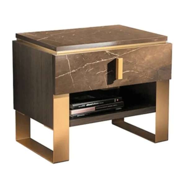 Shiny Essenza Nightstand By ESF Furniture - Image 2