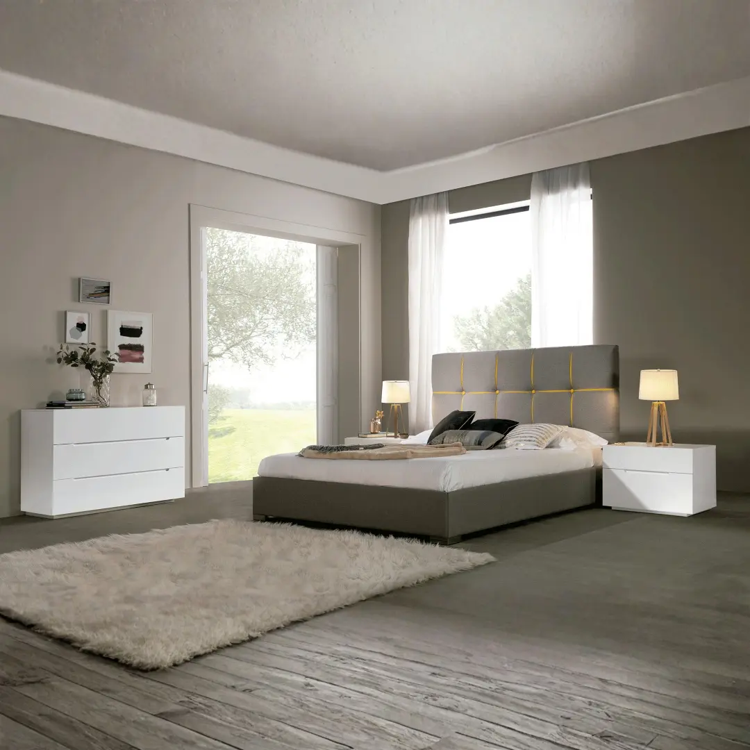 Mat, Shiny Veronica Bedroom With Storage, M100, C100, E100 By Esf Furniture | Mobilia Cleopatra 3 Shiny Veronica Bedroom with Storage, M100, C100, E100