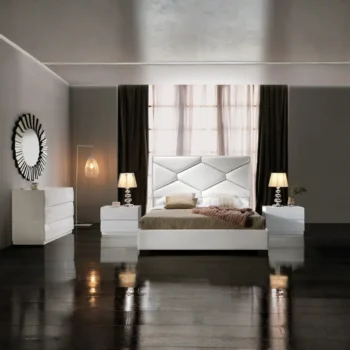 Mat Martina LUX Bedroom Set Storage White, M152, C152, E100