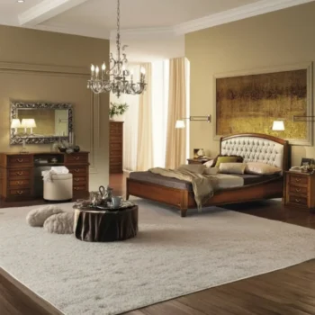 Nostalgia Night Walnut Bedroom Set