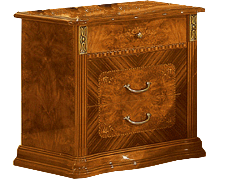 Shiny Milady Nightstand I30502 By Esf Furniture | Mobilia Cleopatra 3 Milady-Nightstand