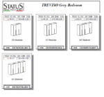 White Italian Bedroom Set Treviso Additional Items p12008 By ESF Furniture - Image 8