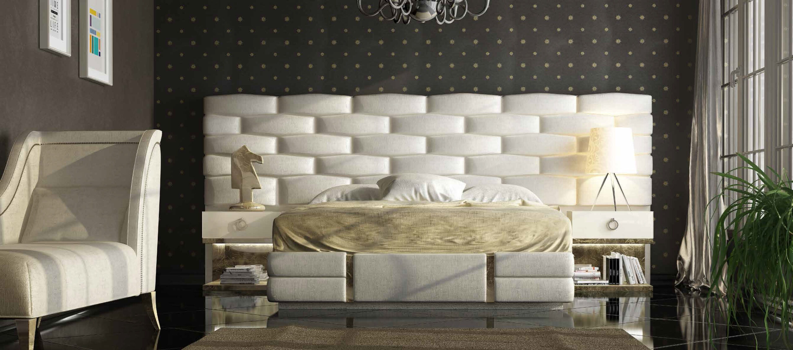 Dor 37 Bedroom Set P10728 By Esf Furniture | Mobilia Cleopatra 3 Spain_DOR-37
