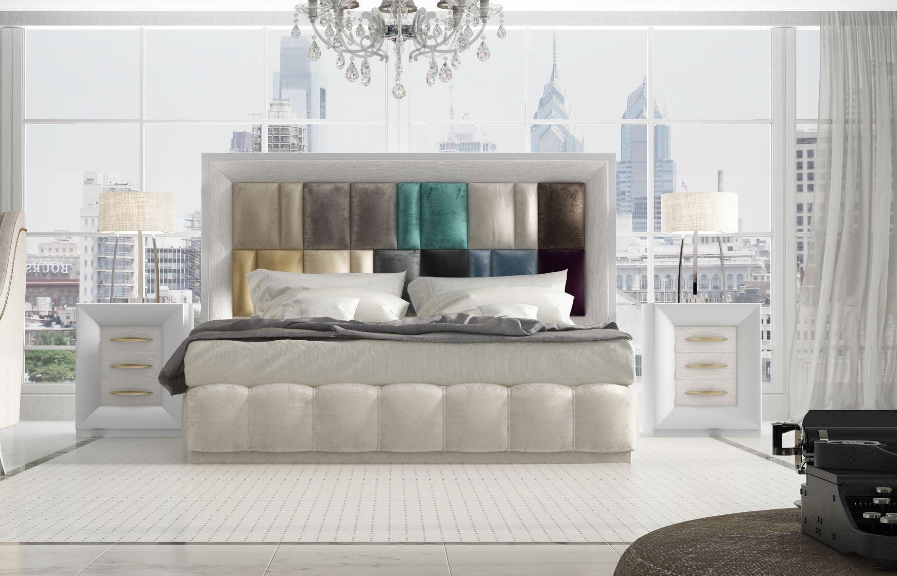 Dor 117 Bedroom P10811 By Esf Furniture | Mobilia Cleopatra 3 Spain_DOR-117