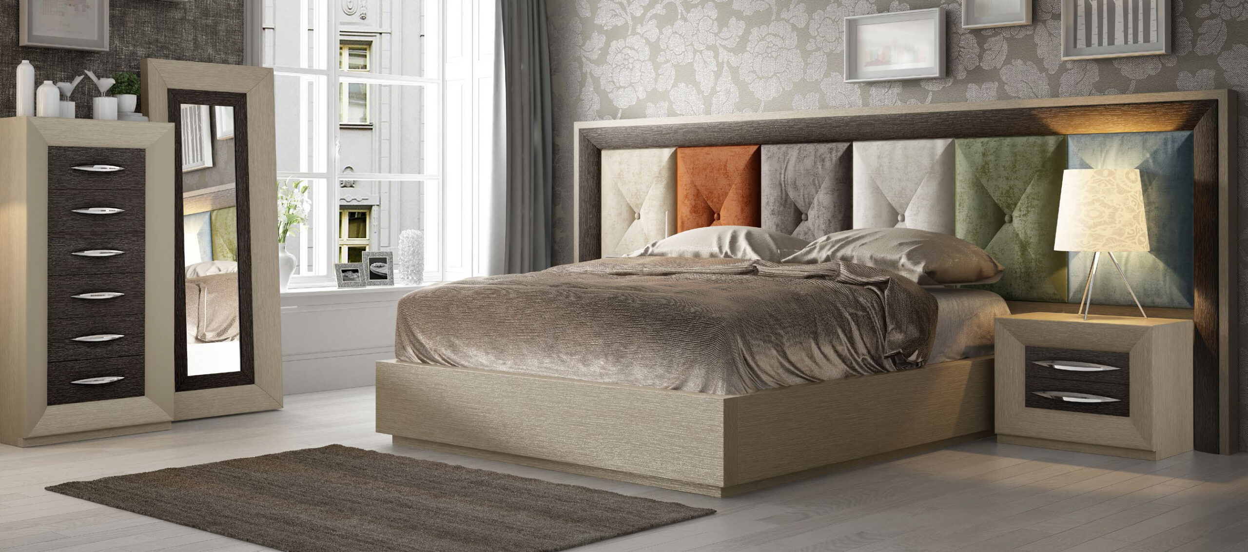 Dor 121 Bedroom Set P10815 By Esf Furniture | Mobilia Cleopatra 3 Spain_DOR-121