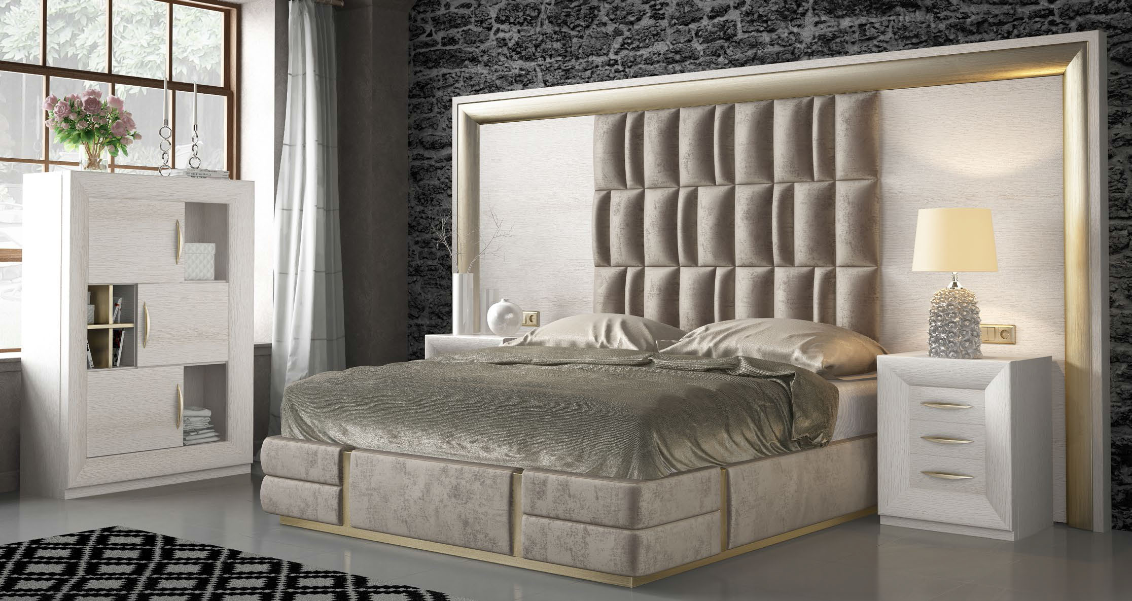 Dor 123 Bedroom P10817 By Esf Furniture | Mobilia Cleopatra 3 Spain_DOR-123
