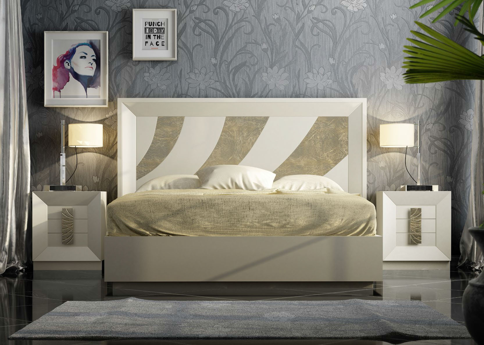 Dor 127 Bedroom P10821 By Esf Furniture | Mobilia Cleopatra 3 Spain_DOR-127