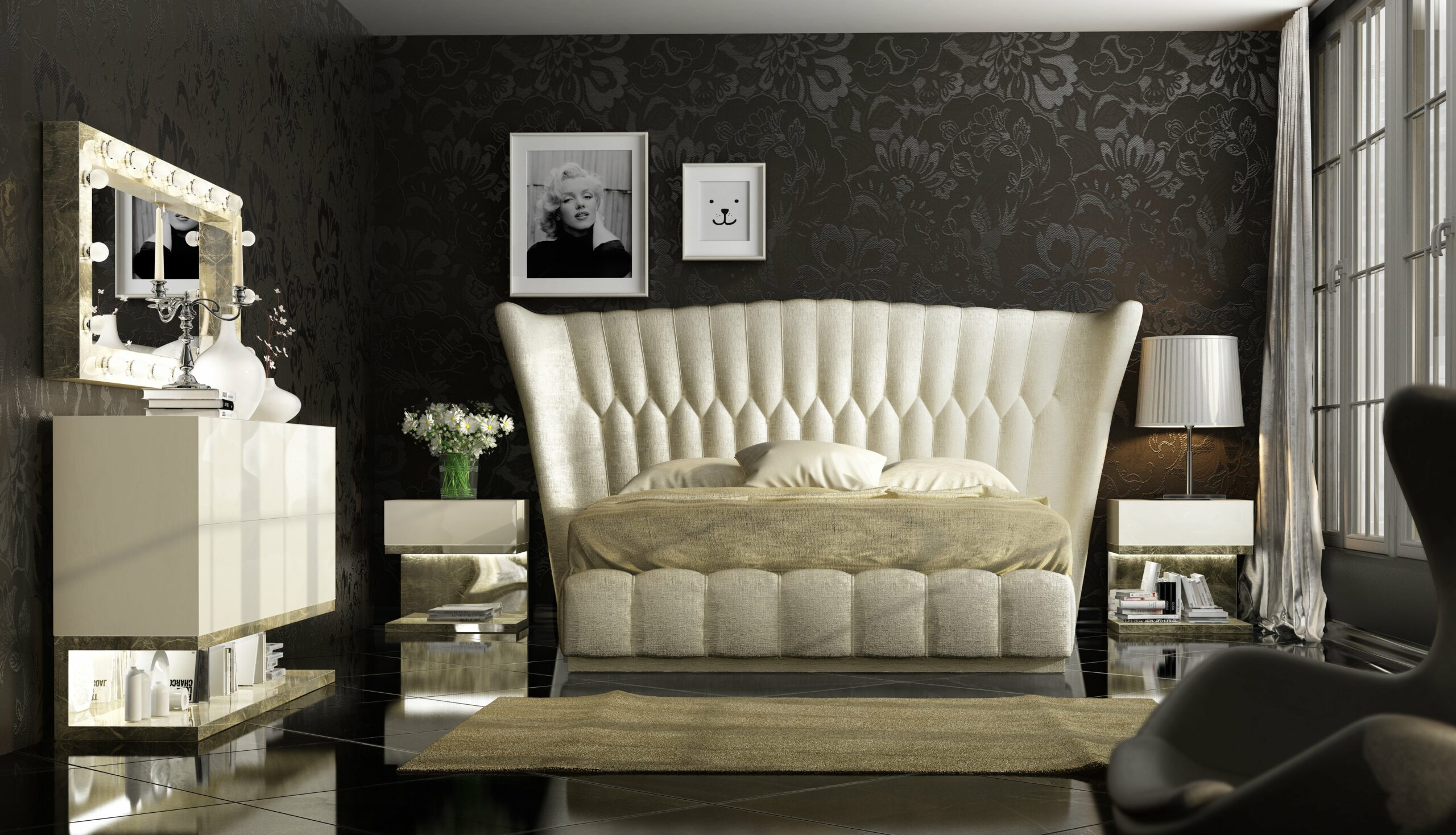 Dor 43 Bedroom P10737 By Esf Furniture | Mobilia Cleopatra 3 Spain_DOR-43