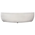 White Faux Sheepskin Simone Sofa