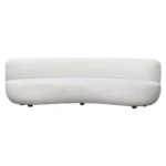 White Faux Sheepskin Simone Sofa