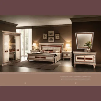 Dolce Vita Night Gold Bedroom Set