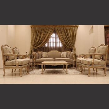 MC-14 cocoa Neoclassic sofa set .