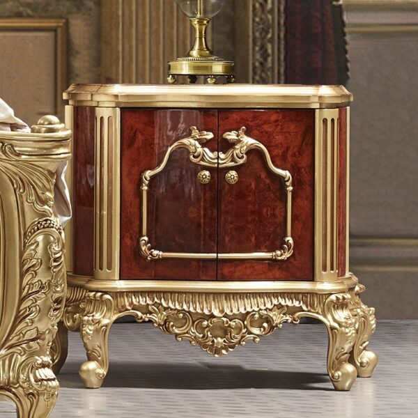 Hd-961 – Nightstand By Homey Design | Mobilia Cleopatra 3 HD-961-NIGHTSTAND