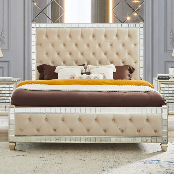 Hd-1090 – Bed By Homey Design | Mobilia Cleopatra 3 HD-1090-BED