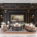 Black Enamel Finish Chaise HD-9666 By Homey Design - Image 3