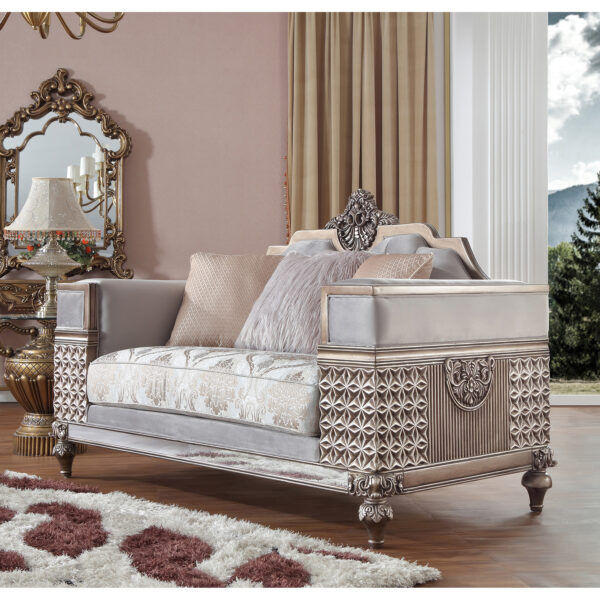 Hd-6033 – Loveseat By Homey Design | Mobilia Cleopatra 3 HD-6033-LOVESEAT