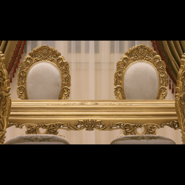 7pcs Handmade Bellagio Gold Dinning set - Image 5