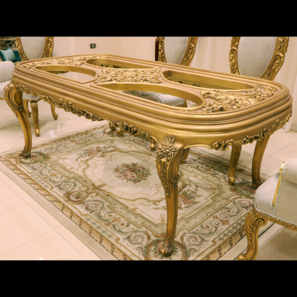 7pcs Handmade Bellagio Gold Dinning set - Image 7