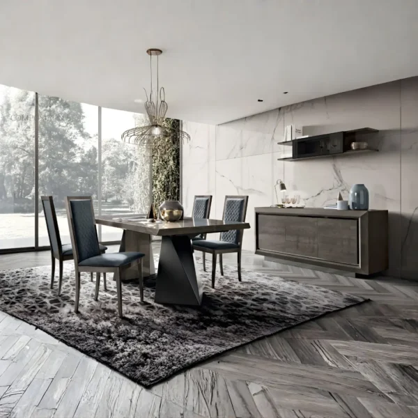 Elite Dining Room Set Additional Items Silver/Birch