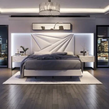 Mat MX75 White Bedroom Set