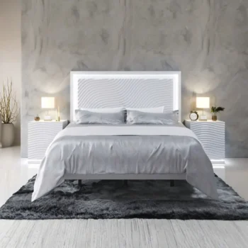 Mat MX67 White Bedroom Set