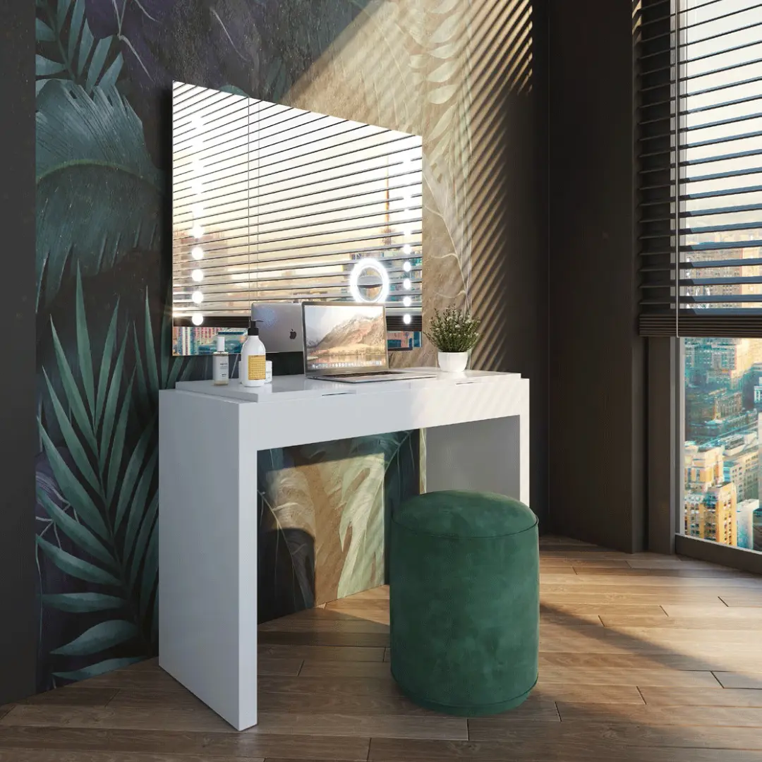 Mat Mx49 Vanity Dresser By Esf Furniture | Mobilia Cleopatra 3 Mat MX49 Vanity Dresser