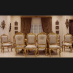 Handmade Palace Gold Dinning Side Chair - Image 3
