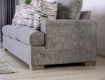 Gray LEYTONSTONE LOVESEAT SM1208-LV by Furniture of America. - Image 3