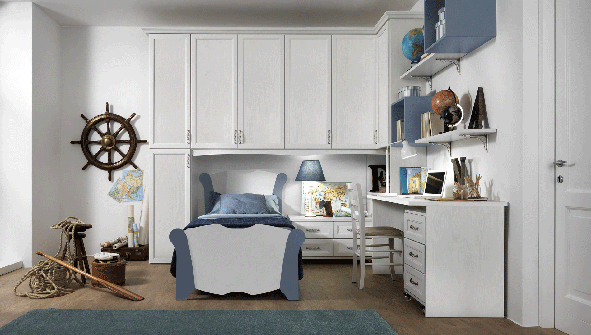 Af02 Bedroom Set P12747 By Esf Furniture | Mobilia Cleopatra 3 Kids-Bedrooms_AF02_bed