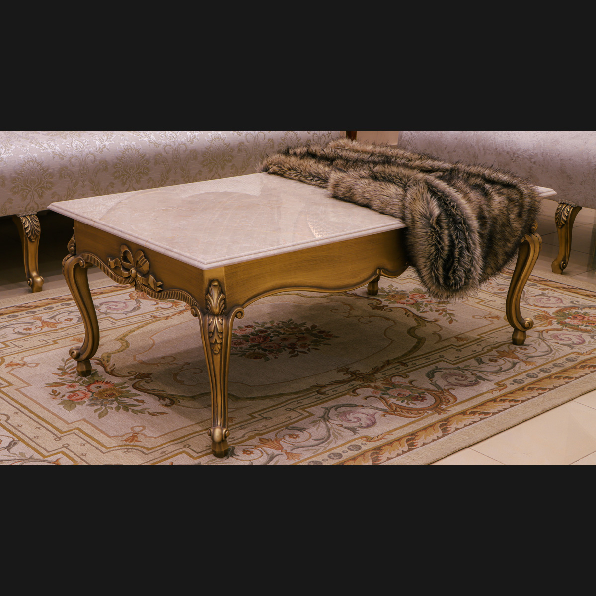 Handmade Vodka Pearl Coffee Table | Mobilia Cleopatra 3 Handmade Vodka Pearl coffee table - Image 1