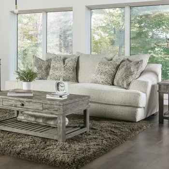 Off-White MOORPARK SOFA SM6092-SF by Furniture of America.