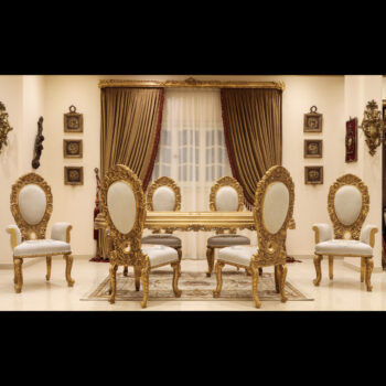 7pcs Handmade Bellagio Gold Dinning set
