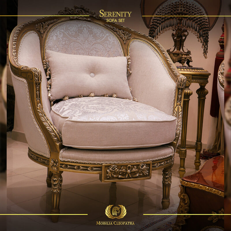 Handmade Serenity Ivory Chair 1 | Mobilia Cleopatra 3 Serenity chair2