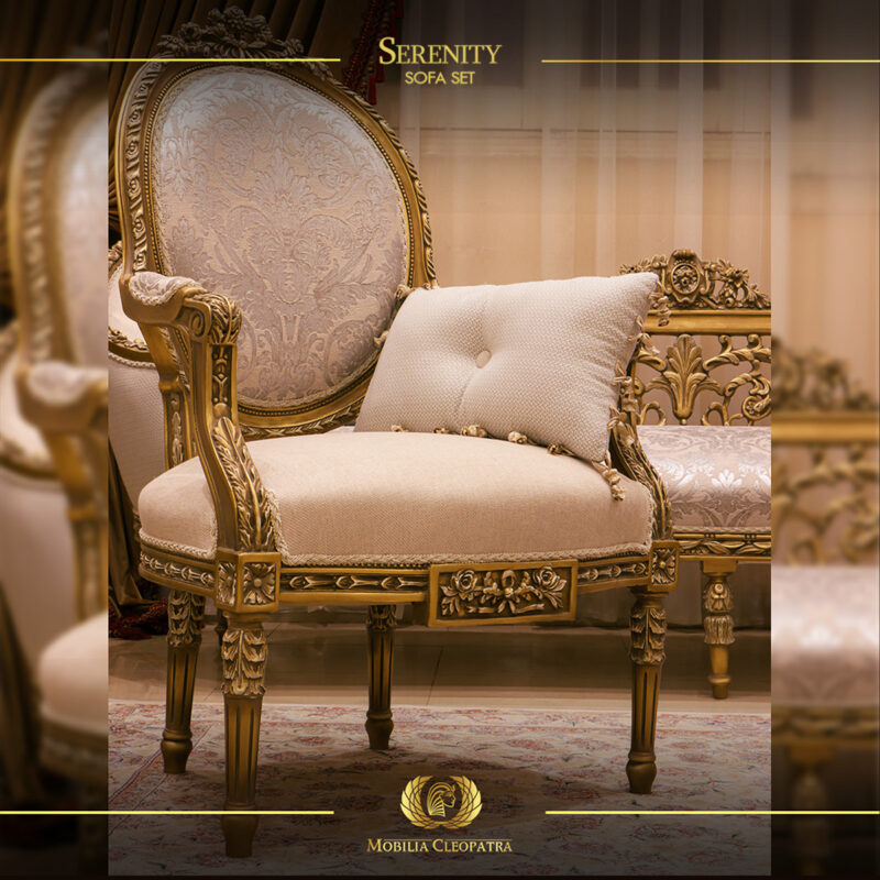Handmade Serenity Ivory Chair 2 | Mobilia Cleopatra 3 Serenity chair1
