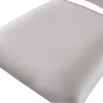 Mat, Shiny 2417 Marble Table White with 3405 White Chairs
