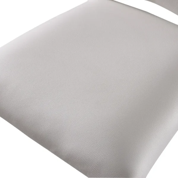 Mat, Shiny 2417 Marble Table White with 3405 White Chairs