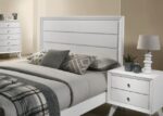 White Dortmund Bed CM7465WH By Furniture of America - Image 3