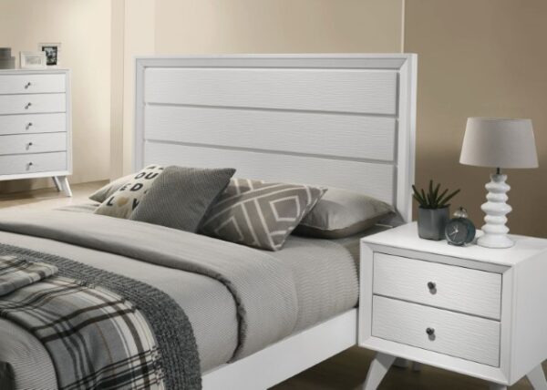 White Dortmund Bed CM7465WH By Furniture of America - Image 3