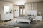 White Dortmund Bed CM7465WH By Furniture of America - Image 5