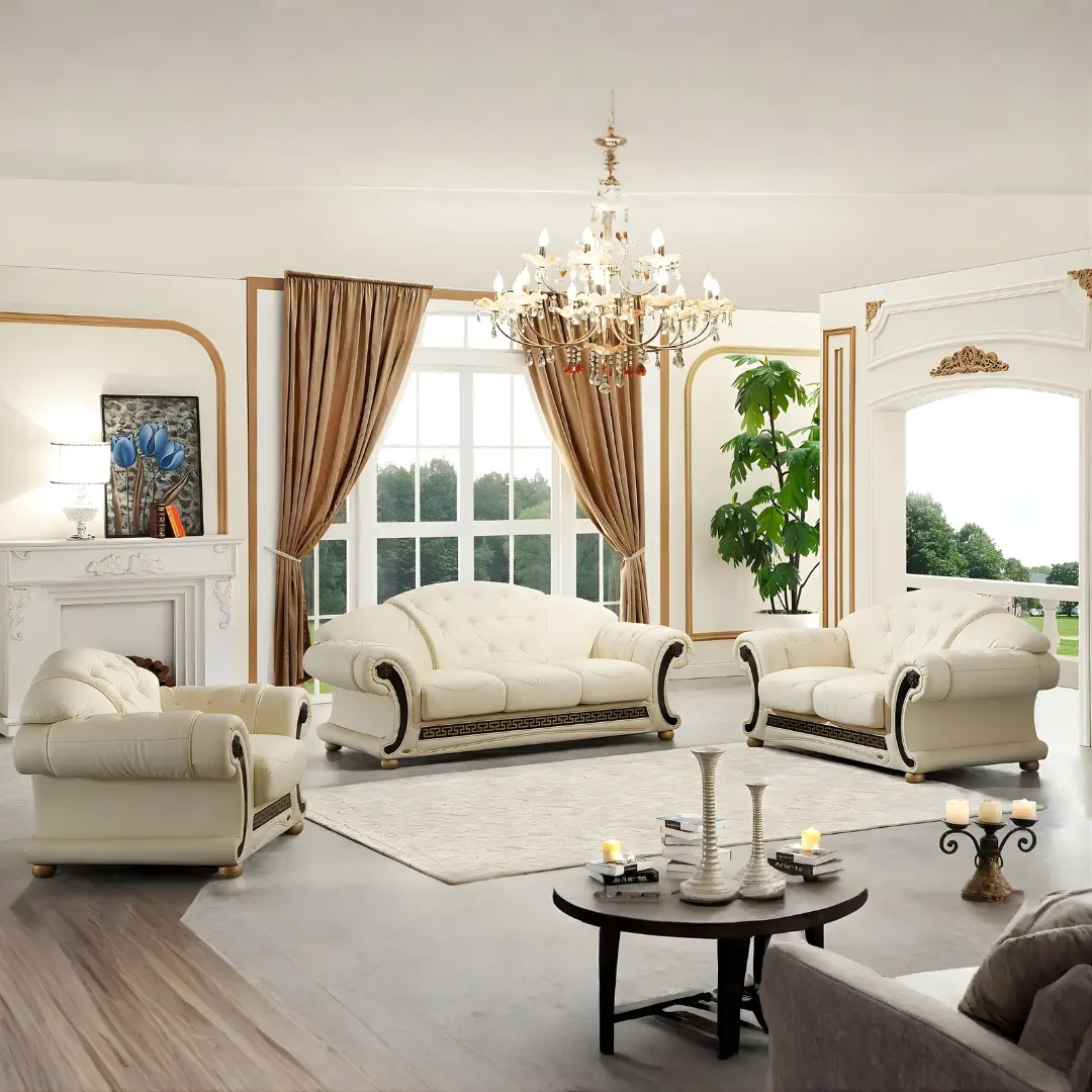 Apolo Ivory By Esf Furniture | Mobilia Cleopatra 3 Apolo Ivory