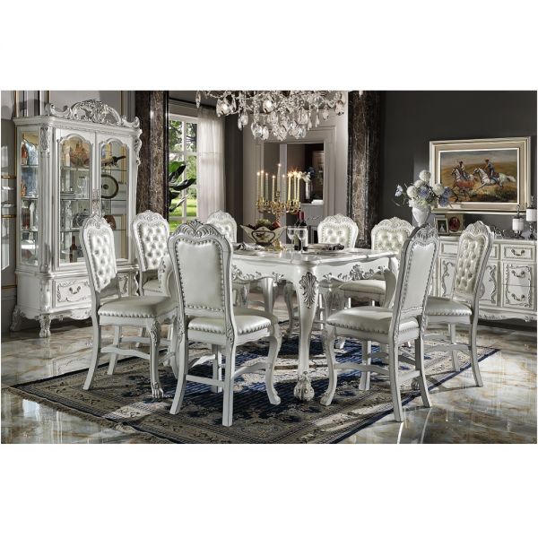 Bone White Dresden Counter Height Table Dn01705 By Acme | Mobilia Cleopatra 3 DN01705_Dresden_Counter_Height_Table