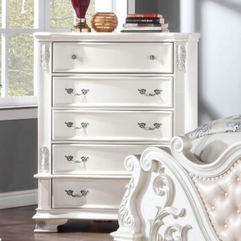Pearl White Esparanza Chest CM7478WH-C By Furniture of America