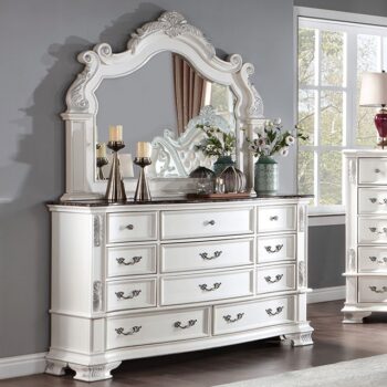 Pearl White Esparanza Dresser CM7478WH-D By Furniture of America