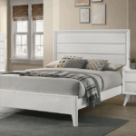 White Dortmund Bed CM7465WH By Furniture of America