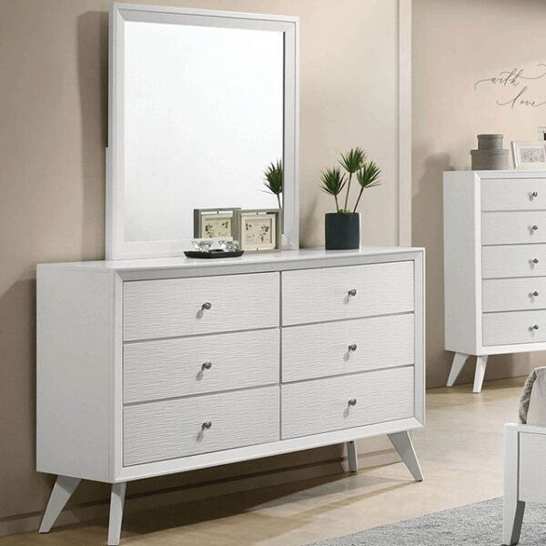 White Dortmund Dresser CM7465WH-D By Furniture of America - Image 2