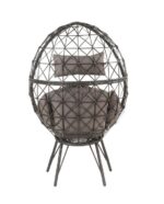 Light Gray Fabric Aeven Patio Lounge Chair 45111 by ACME - Image 3